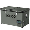 ICECO VL65 Metal 12V Fridge Freezer 65L with Cover | Dual Zone Portable Refrigerator Freezer