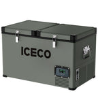 ICECO VL65 Metal 12V Fridge Freezer 65L with Cover | Dual Zone Portable Refrigerator Freezer