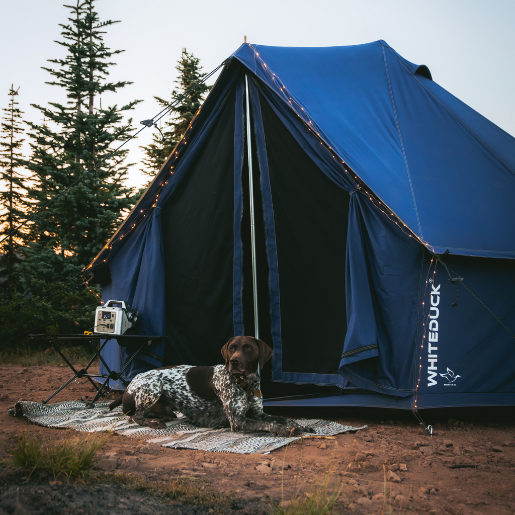 White Duck 20' Regatta Bell Tent | 4-Season Luxury Cotton Canvas Glamping Tent
