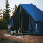 White Duck 20' Regatta Bell Tent | 4-Season Luxury Cotton Canvas Glamping Tent