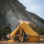 White Duck 16' Regatta Bell Tent | 4-Season Luxury Cotton Canvas Glamping Tent