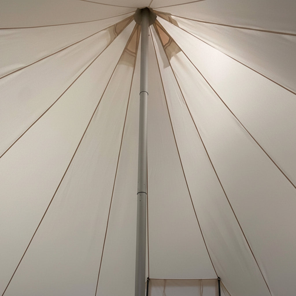 Canvas Bell Yurt Tent 13' X 19' | Heavy Duty Outdoor 4-Season Glamping Tent