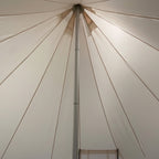 Canvas Bell Yurt Tent 13' X 19' | Heavy Duty Outdoor 4-Season Glamping Tent