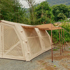 Coody Familia AirTent 17.2 Pro Beige | Premium 4-Season Inflatable Glamping Tent