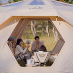 Coody Hub Inflatable Tent Pro Beige | 4-Season Professional Grade Inflatable Air Tent