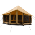 White Duck Altimus Bell Tent | Premium Glamping Tent with Stove Jack & Double Wall