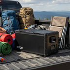 ICECO Heavy-Duty 12V Fridge Freezer 75L | Dual Zone Steel Series