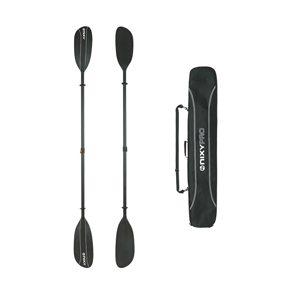 NIXY 2-Piece Kayak Paddle | 100% Carbon Fiber High-Performance Kayak Paddle