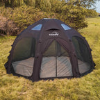 Coody Aurora Dome Luxury Inflatable Tent | Black 4-Season High-End Glamping Tent
