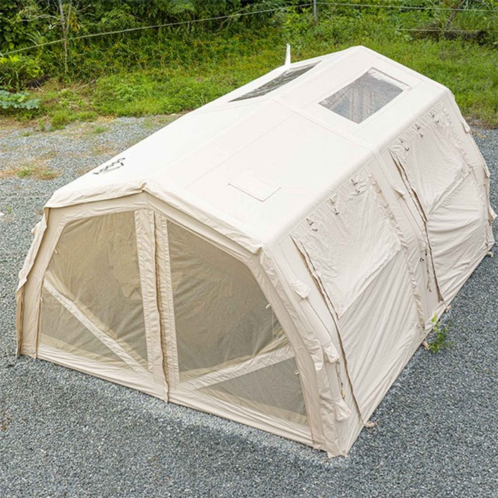 Coody Familia AirTent 17.2 Pro Beige | Premium 4-Season Inflatable Glamping Tent