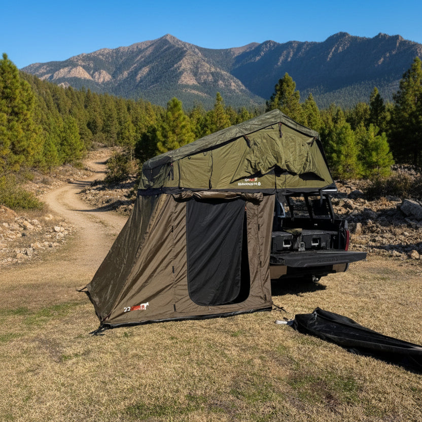 23Zero Walkabout 56 2.0 Rooftop Tent | 2-Person Soft Shell Overland Tent with LST Technology