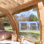 Coody Familia AirTent 17.2 Pro Beige | Premium 4-Season Inflatable Glamping Tent