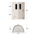 Coody Familia AirTent 17.2 Pro Beige | Premium 4-Season Inflatable Glamping Tent