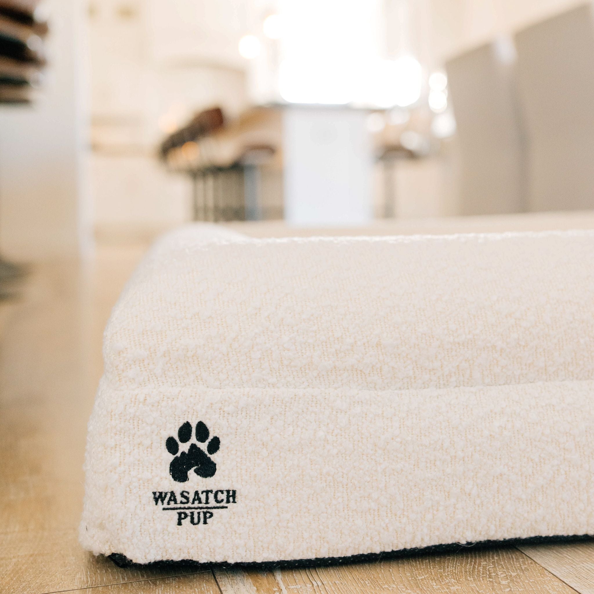 Orthopedic Memory Foam Dog Bed | High-Density Joint Support & Boucle Pet Mattress