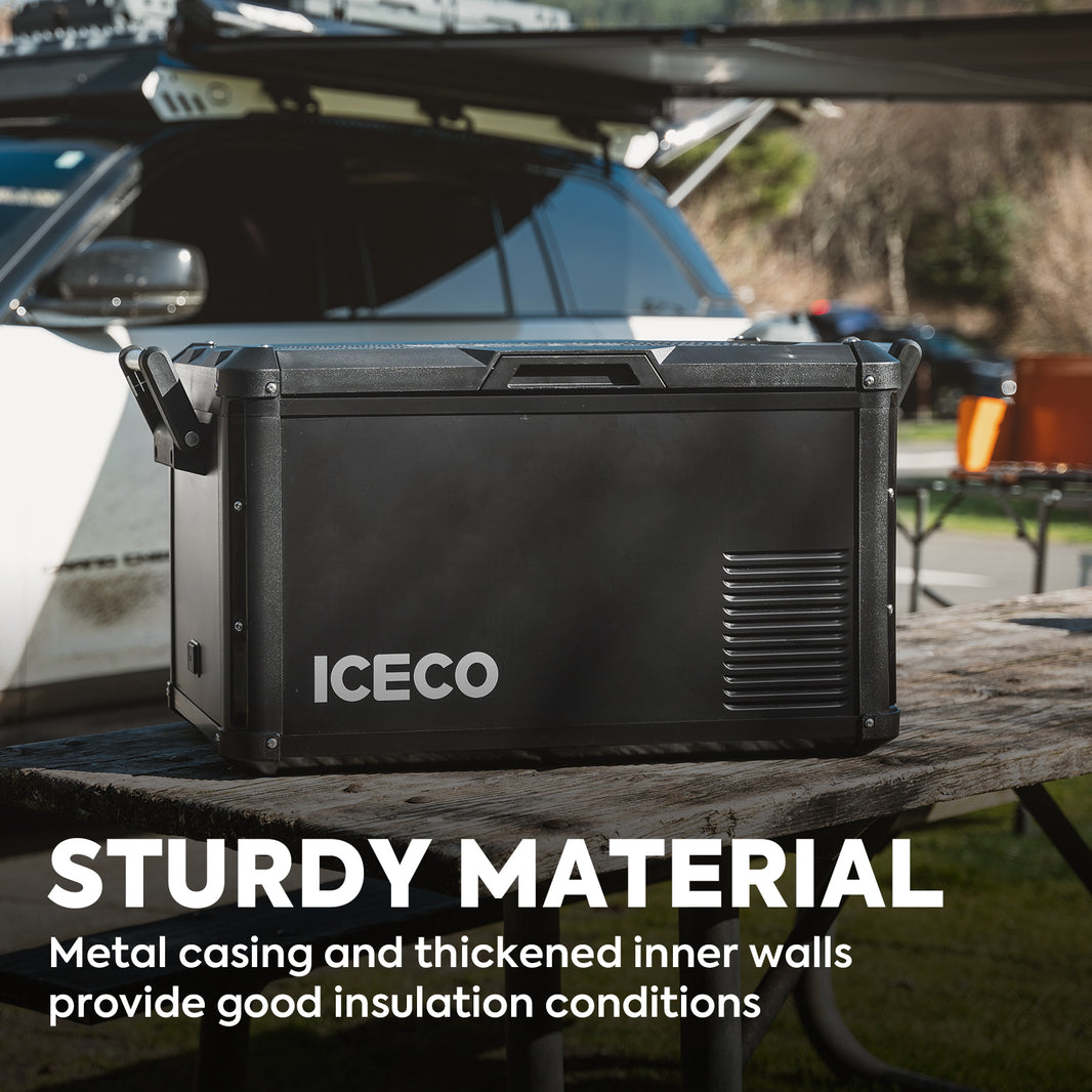 ICECO VL35ProS 12V Portable Fridge Freezer 35L Single Zone | Compact Car & Camping Refrigerator