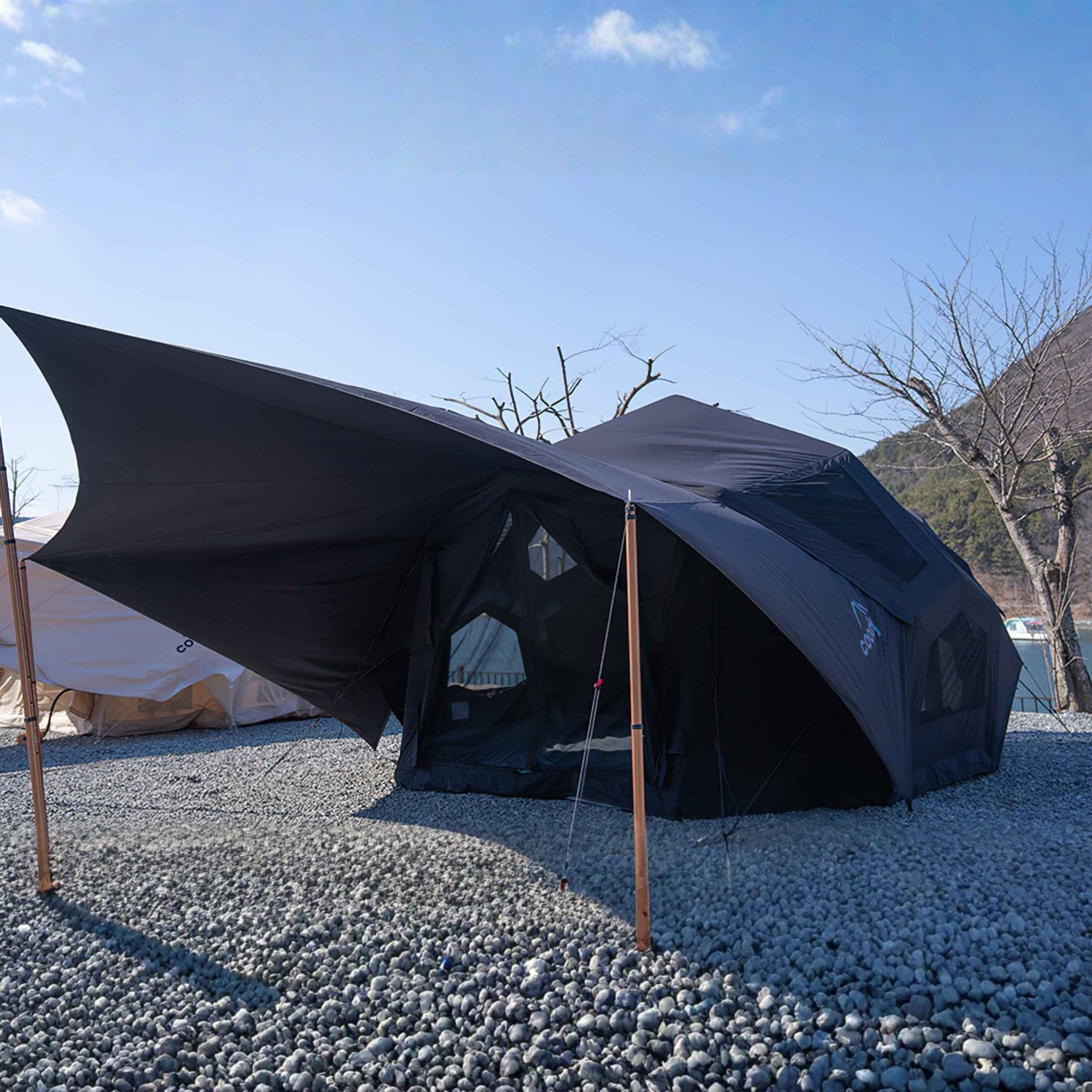 Coody Bestona Black Inflatable Tent for Camping (2-4 person)