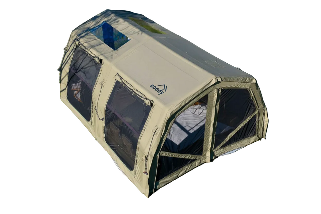 Coody Familia AirTent 17.2 Pro Forest Green | Premium 4-Season Inflatable Glamping Tent