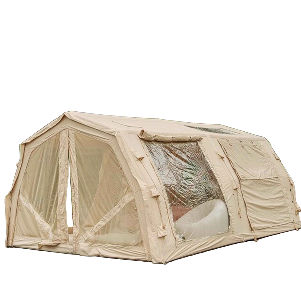 Coody Familia AirTent 17.2 Pro Beige | Premium 4-Season Inflatable Glamping Tent