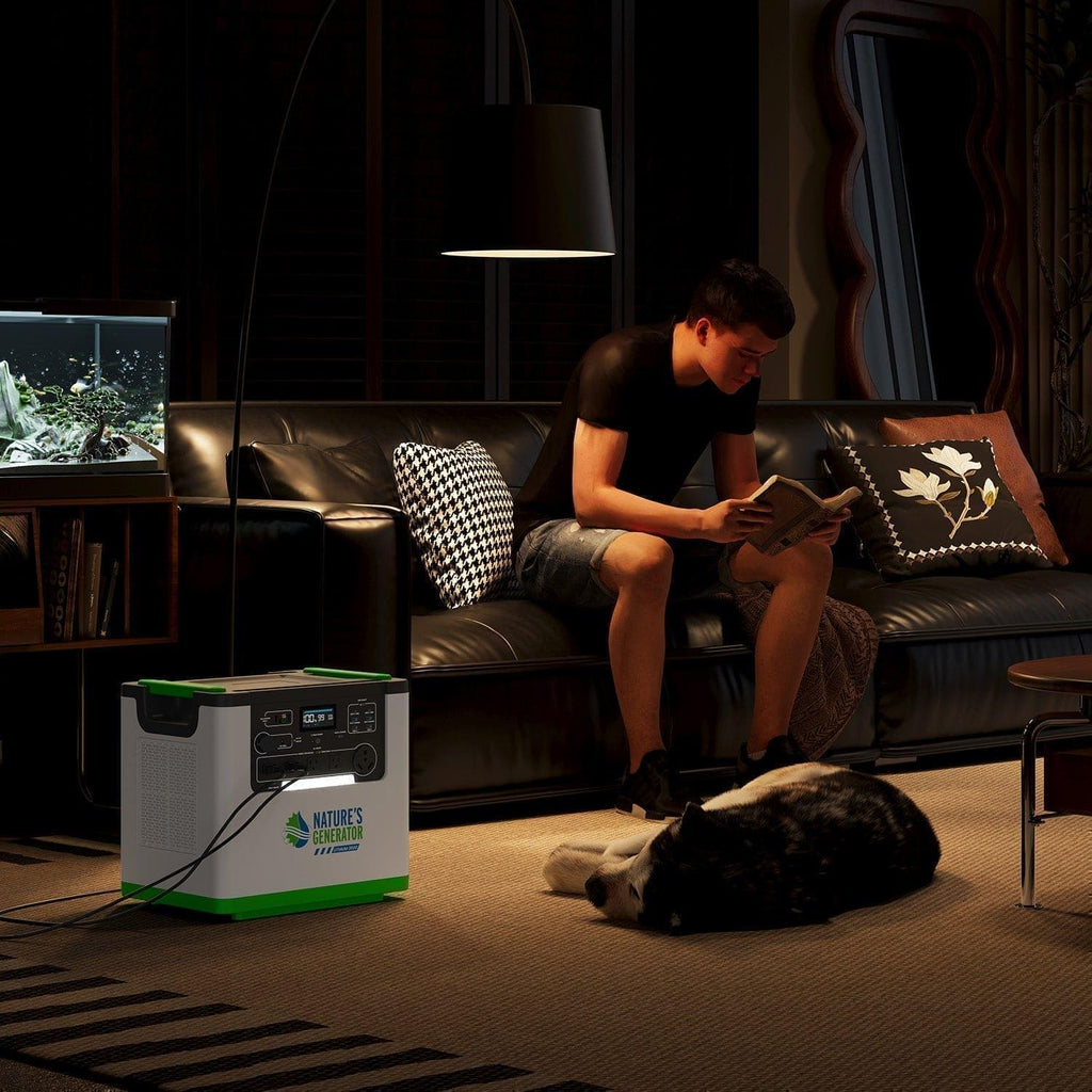 Nature's Generator Lithium 3600 Power Station | 3600W Portable Lithium Battery Backup