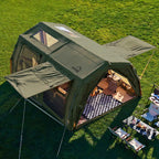 Coody Familia AirTent 17.2 Pro Forest Green | Premium 4-Season Inflatable Glamping Tent