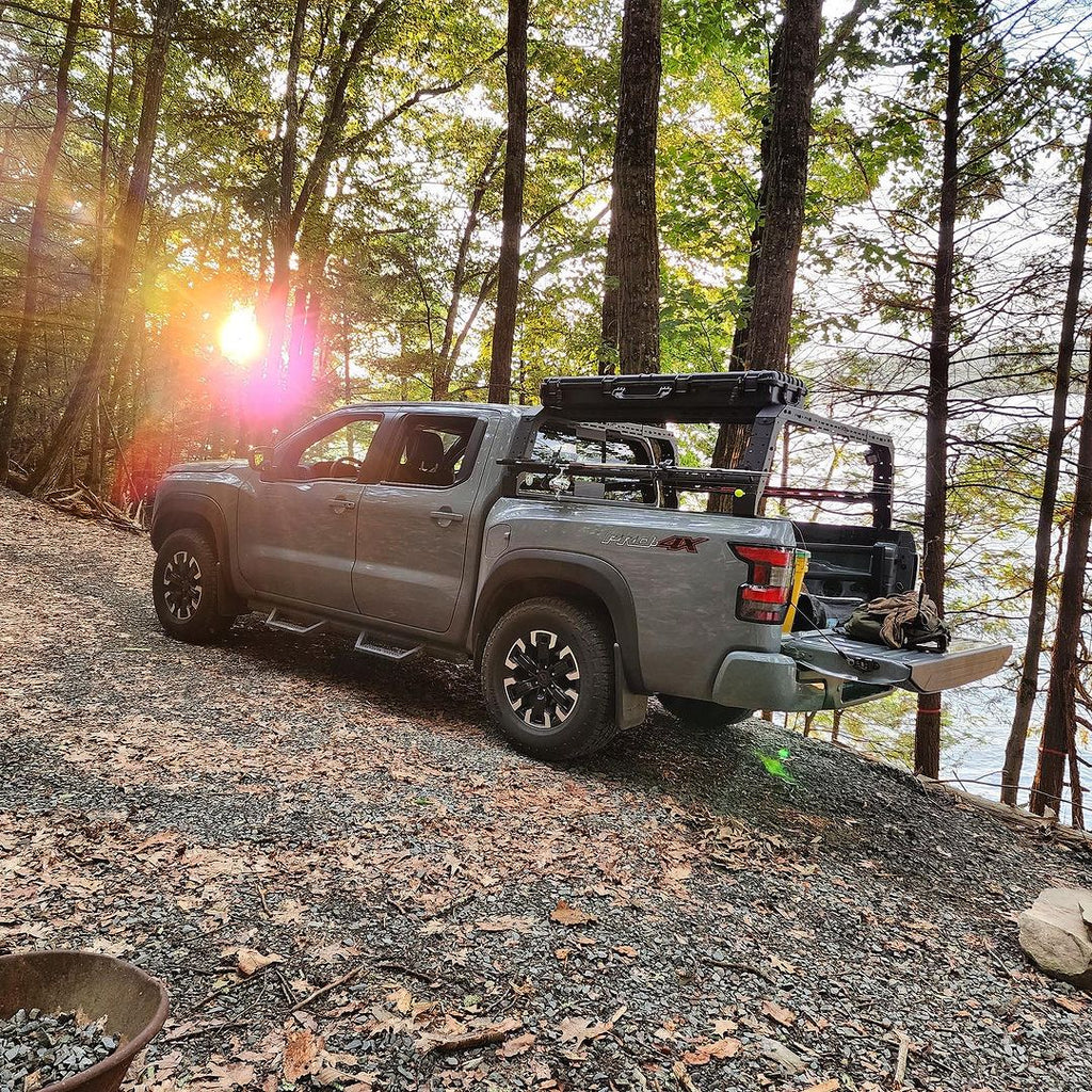 TUWA PRO 4CX Series Shiprock Bed Rack: Height Adjustable & Truck Model-Specific Fitment