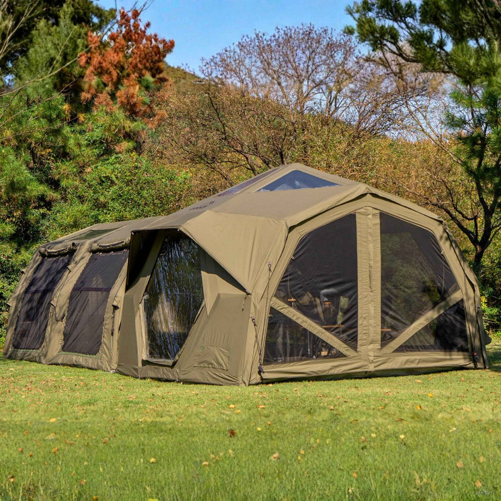 Coody Familia AirTent 17.2 Pro Forest Green | Premium 4-Season Inflatable Glamping Tent