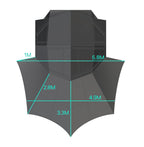 Coody Bestona Inflatable Tent Black | 4-Season Premium Air Tent for All-Weather Camping