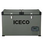ICECO VL65 Metal 12V Fridge Freezer 65L with Cover | Dual Zone Portable Refrigerator Freezer