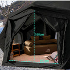 Coody Bestona Inflatable Tent Black | 4-Season Premium Air Tent for All-Weather Camping