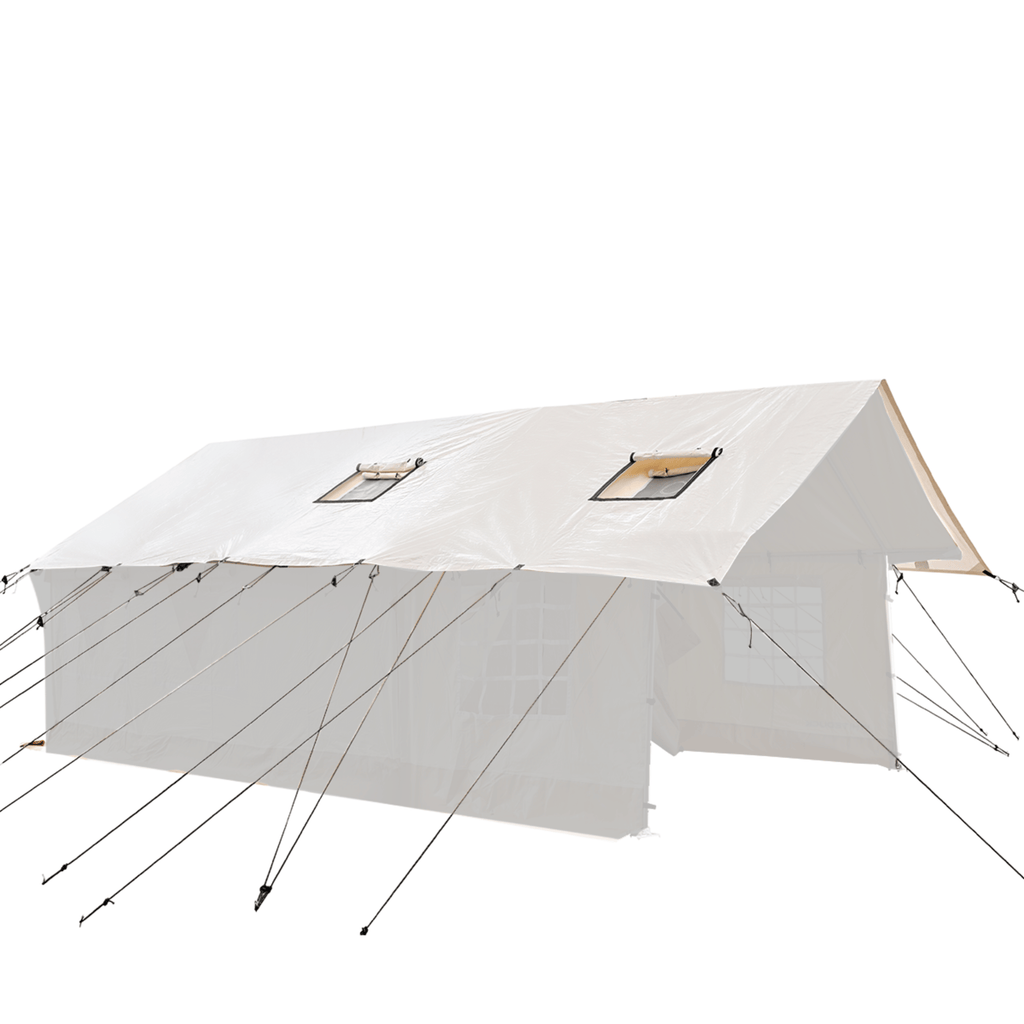 White Duck Extended Flysheet For Wall Tent And Porch