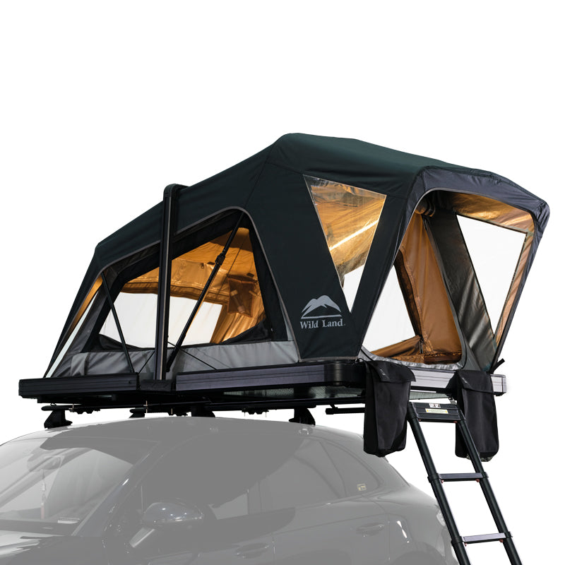 Wild Land Summit Explorer Rooftop Tent | 2-Person Hardshell Side-Open Overlanding Tent