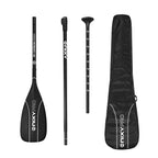 NIXY SUP Paddle | 3-Piece Adjustable 100% 3K Carbon Fiber Professional SUP Paddle