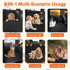 GBruno Tactical Shield Seat Barrier | All-Terrain Waterproof Dog Car Seat Cover