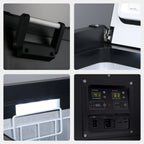 ICECO Heavy-Duty 12V Fridge Freezer 90L | Dual Zone Steel Series