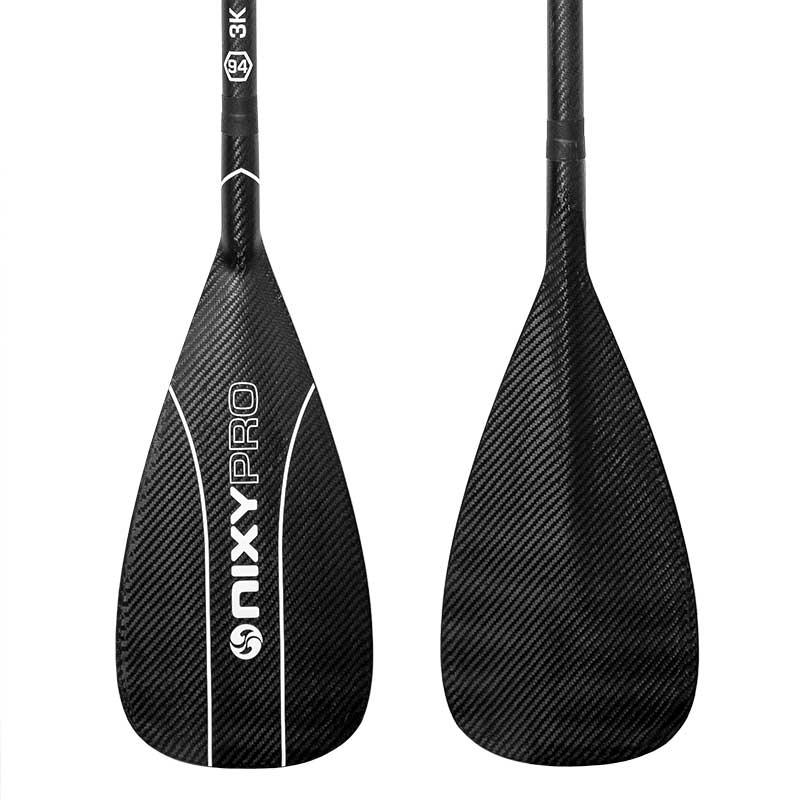 NIXY SUP Paddle | 3-Piece Adjustable 100% 3K Carbon Fiber Professional SUP Paddle