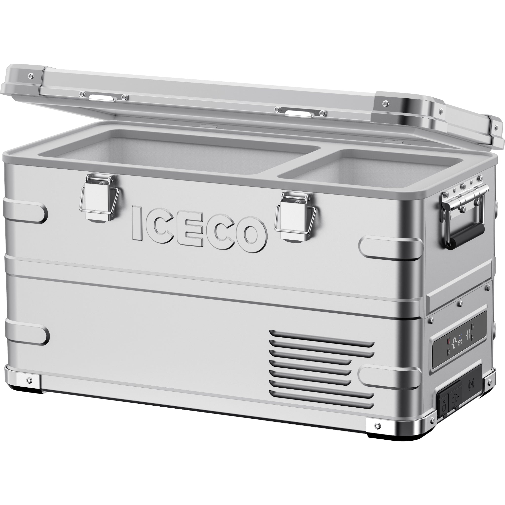 APL35 Dual Zone Aluminum Fridge refrigerator| ICECO | 35 LT