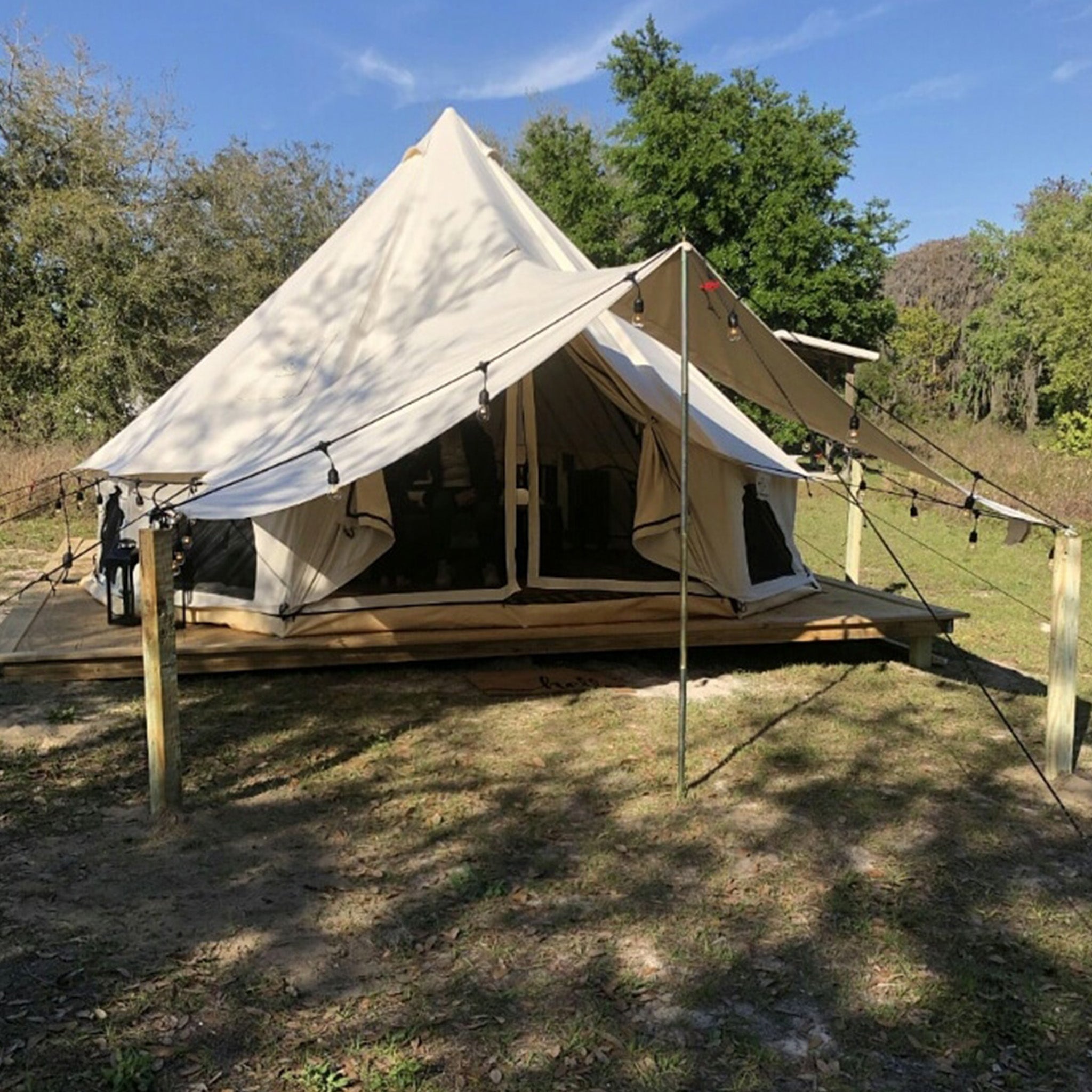 White Duck Awning for Regatta & Avalon Bell Tents