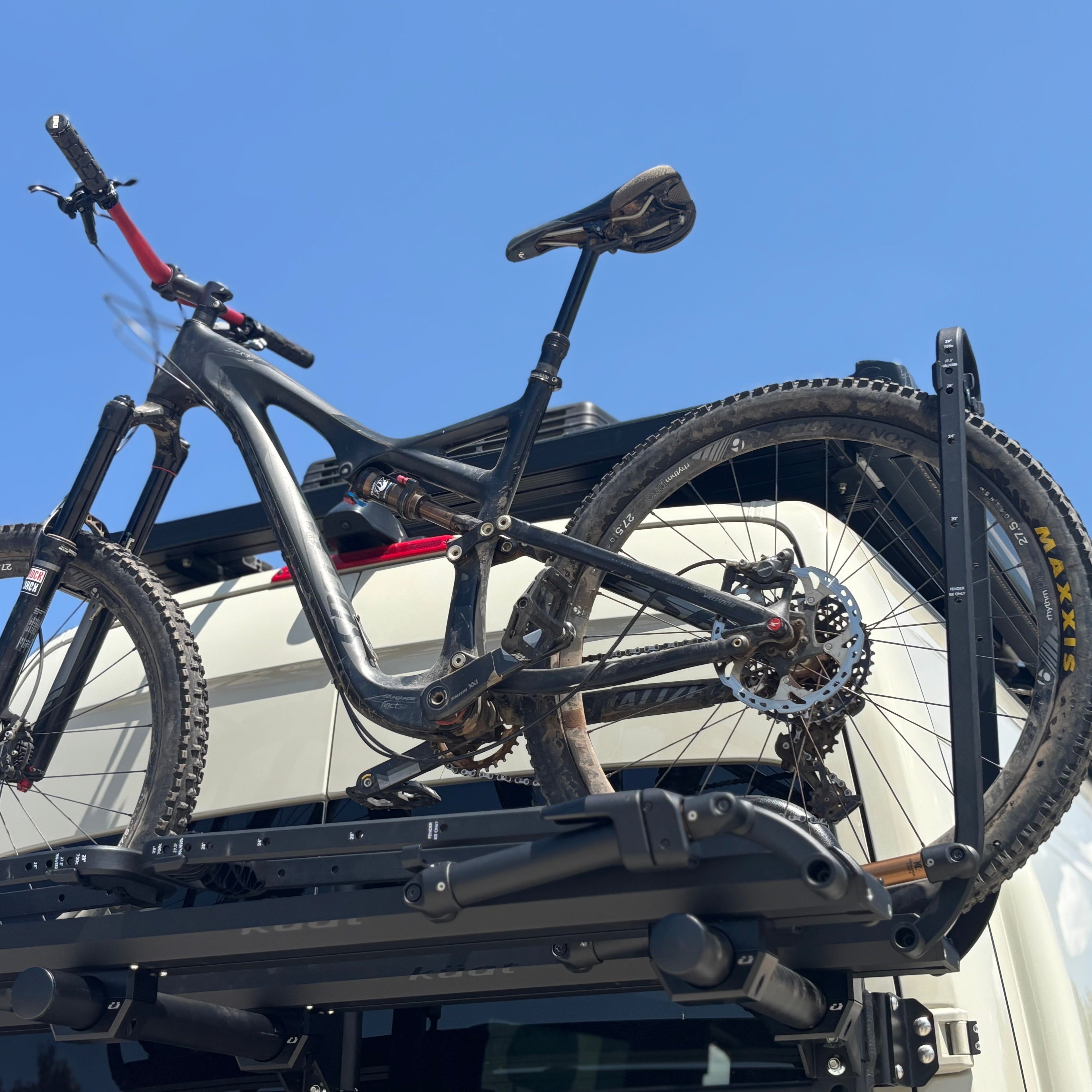 Avatar Offroad Massif Storage Solution Bike Posts | Van Exterior Bicycle Mount System