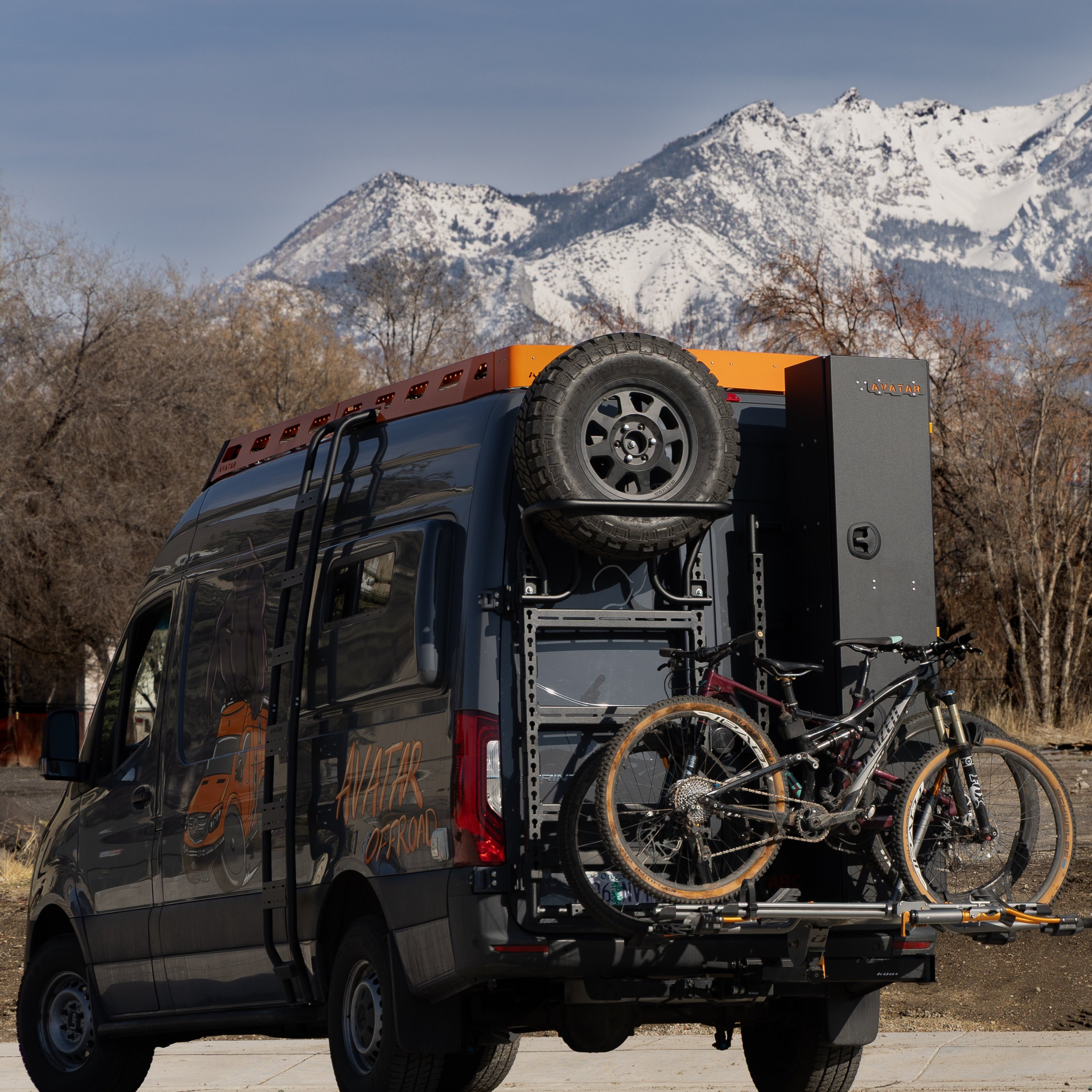 Avatar Offroad Massif – Van Rear Door Storage Mounting System