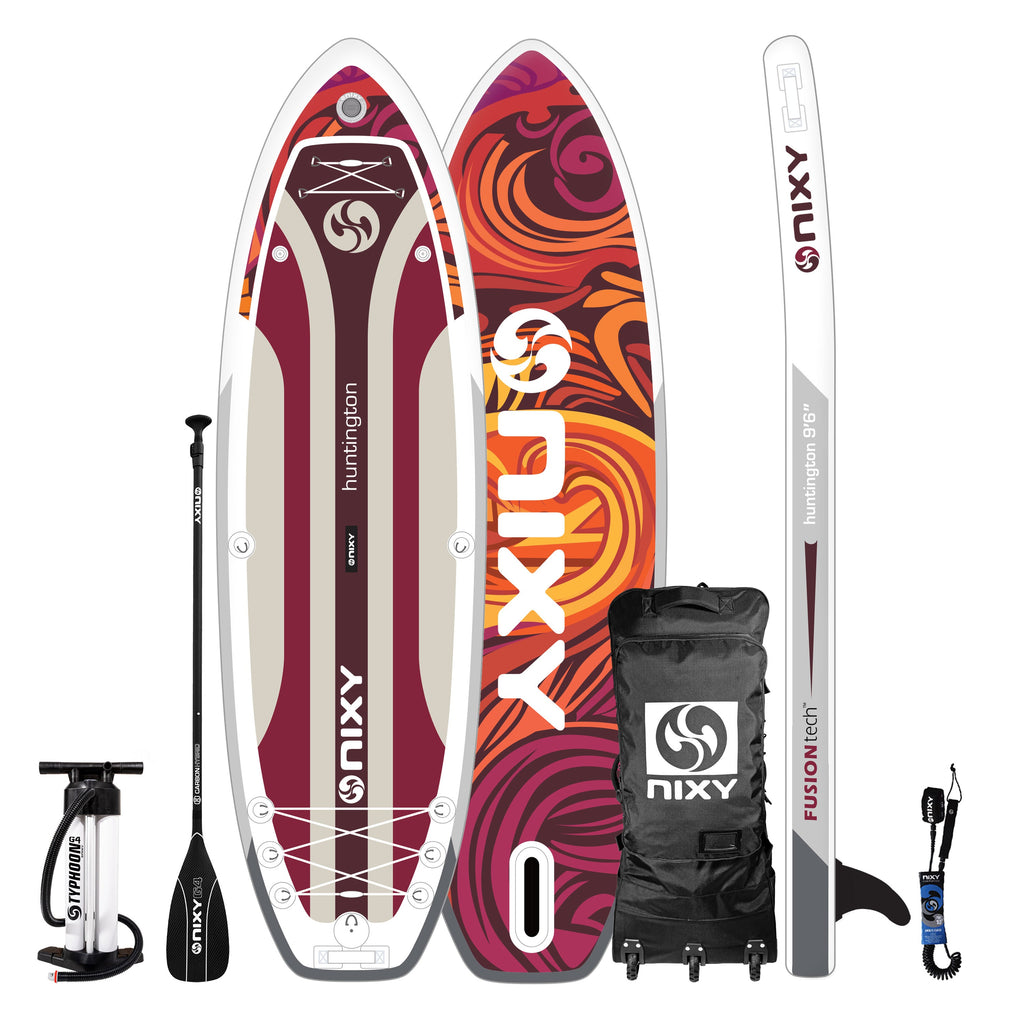 NIXY Huntington G5 Compact SUP | 9'6" Travel-Friendly Inflatable Paddle Board Set