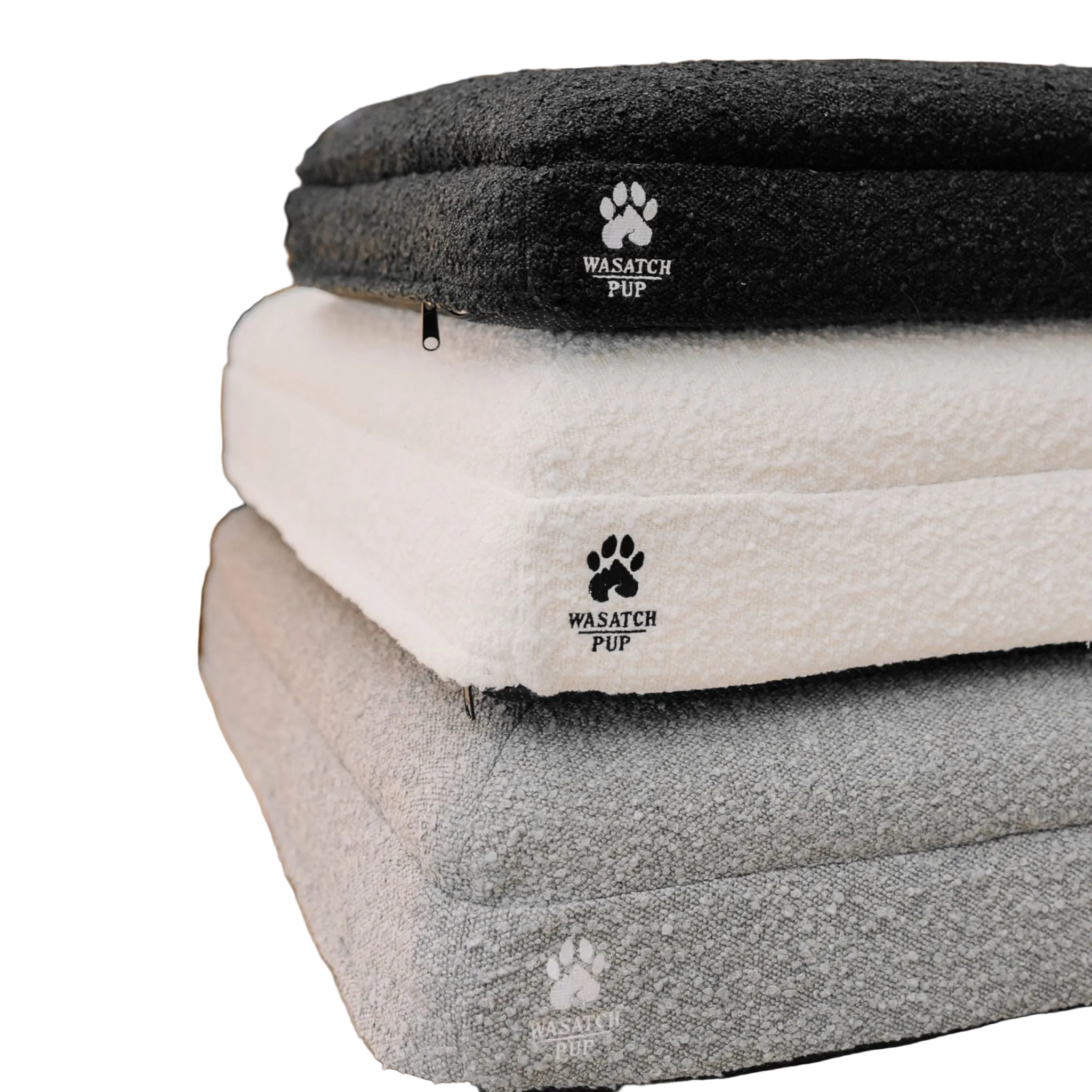 Orthopedic Memory Foam Dog Bed | High-Density Joint Support & Boucle Pet Mattress
