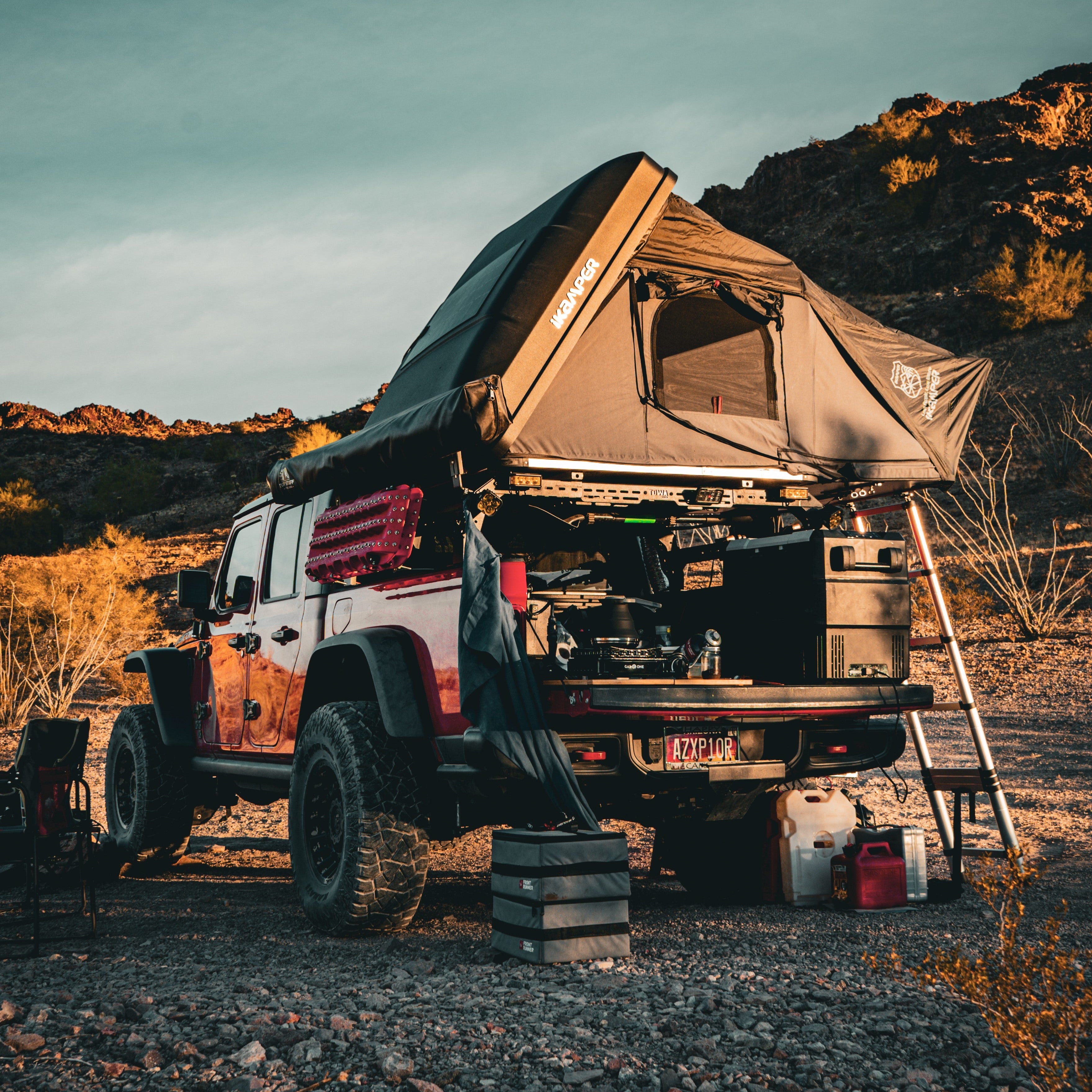 TUWA PRO Shiprock Mid-Height (12.5") Bed Rack: Low Profile & Truck Model-Specific Fitment