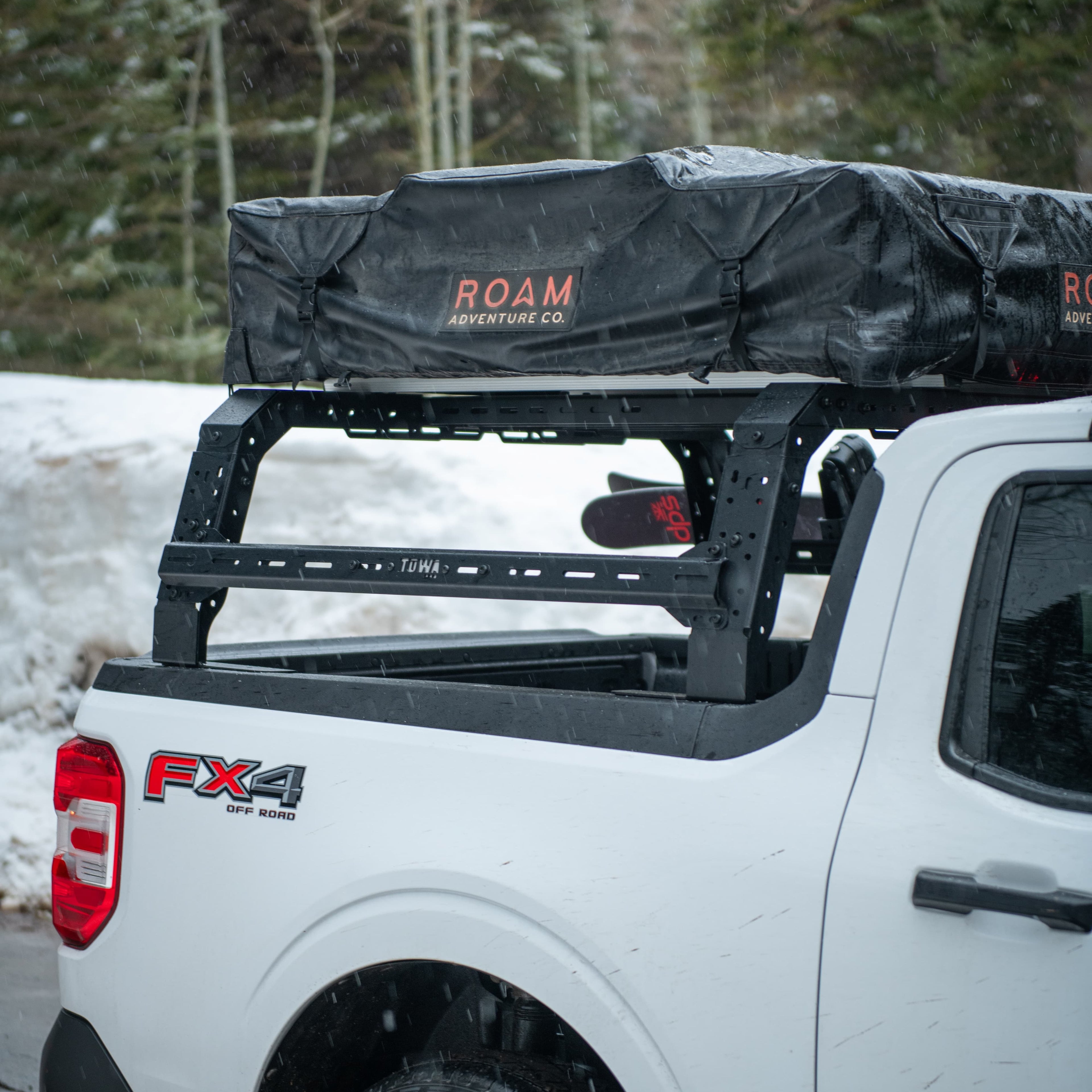 TUWA PRO 4CX Series Shiprock Bed Rack: Height Adjustable & Truck Model-Specific Fitment