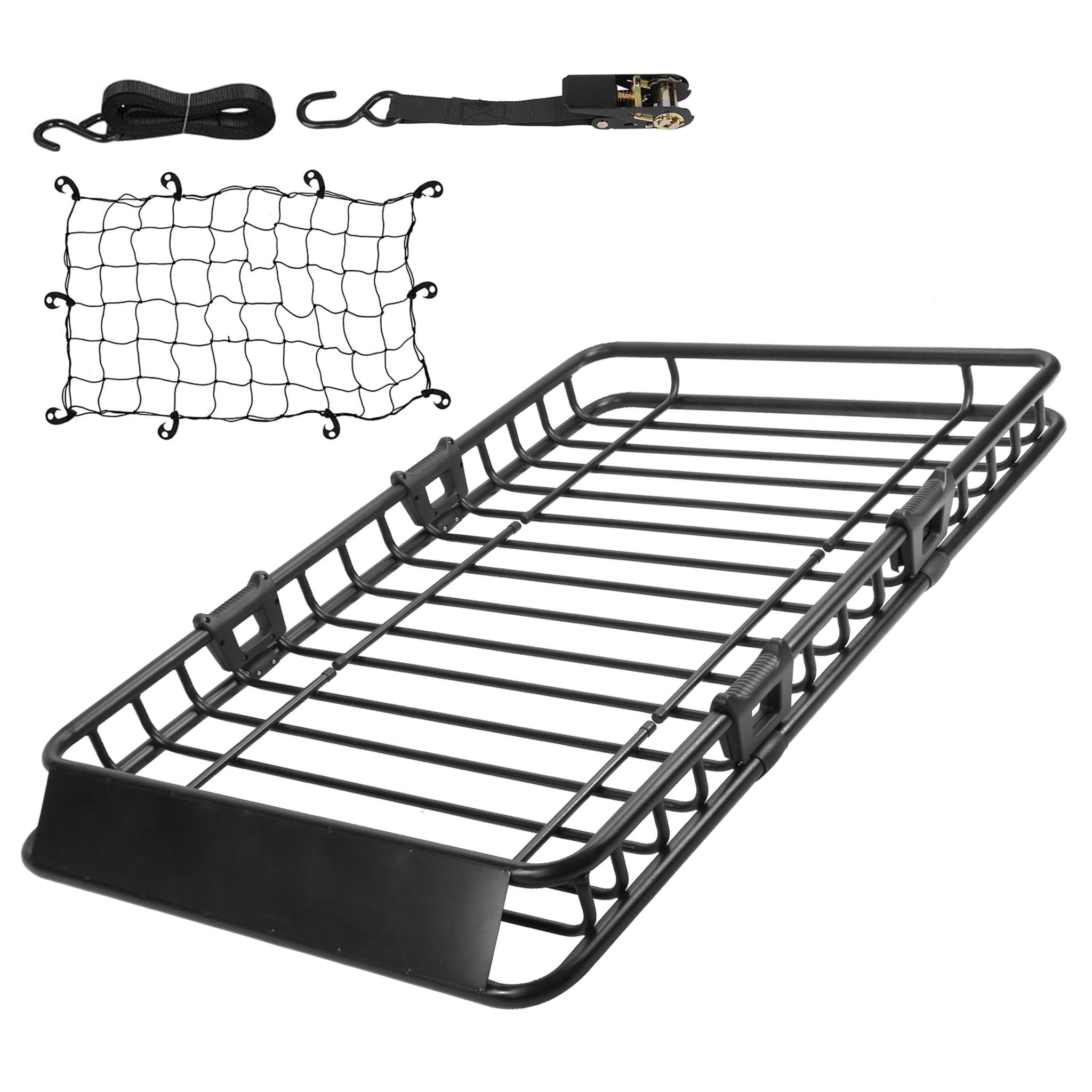 Universal Steel Roof Cargo Rack With Safety Barrier