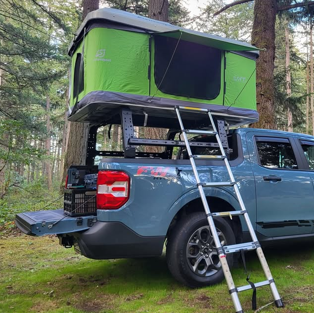 TUWA PRO 4CX Series Shiprock Bed Rack: Height Adjustable & Truck Model-Specific Fitment