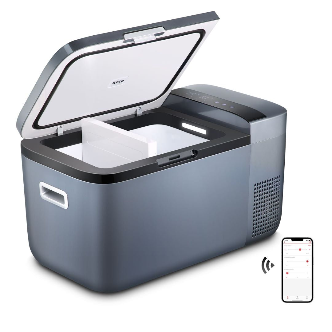 ICECO GO20 12V Portable Freezer 20L Dual Zone | App Controlled Compact Car Fridge