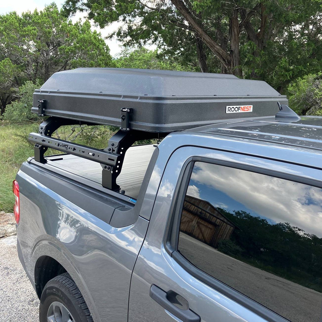 TUWA PRO Shiprock Mid-Height (12.5") Bed Rack: Low Profile & Truck Model-Specific Fitment