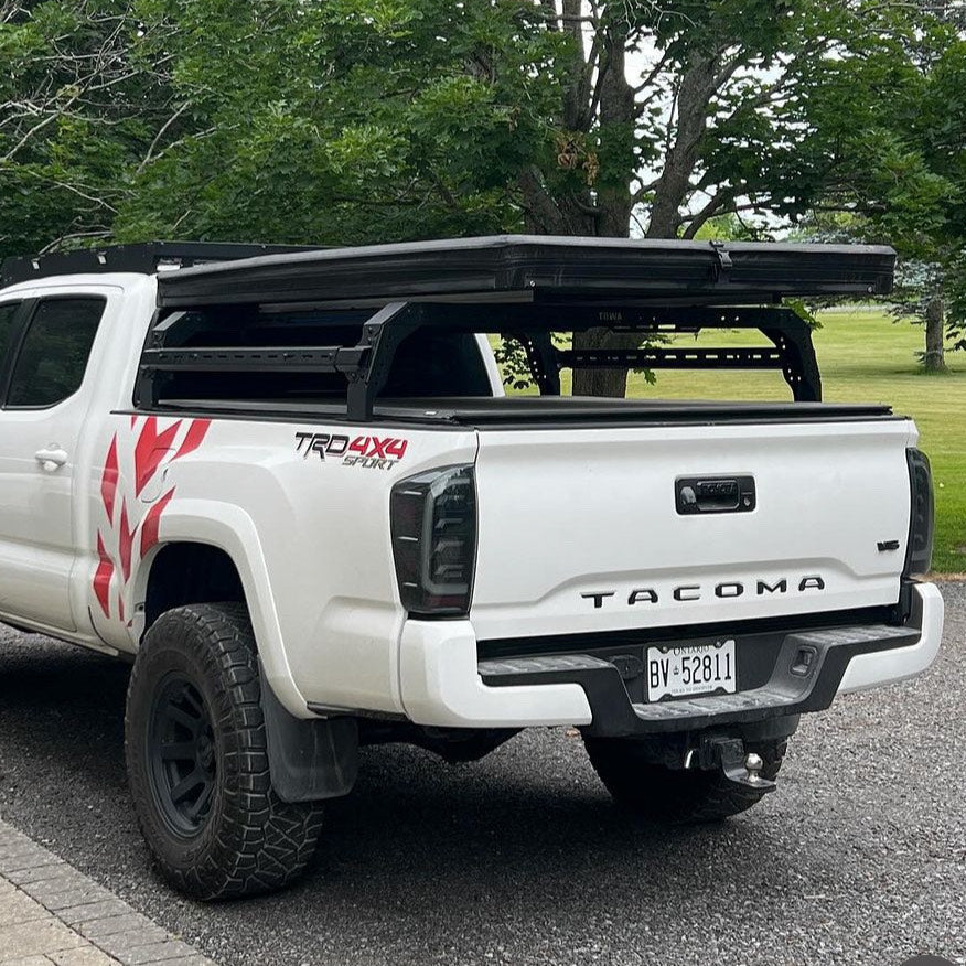 TUWA PRO Shiprock Mid-Height (12.5") Bed Rack: Low Profile & Truck Model-Specific Fitment