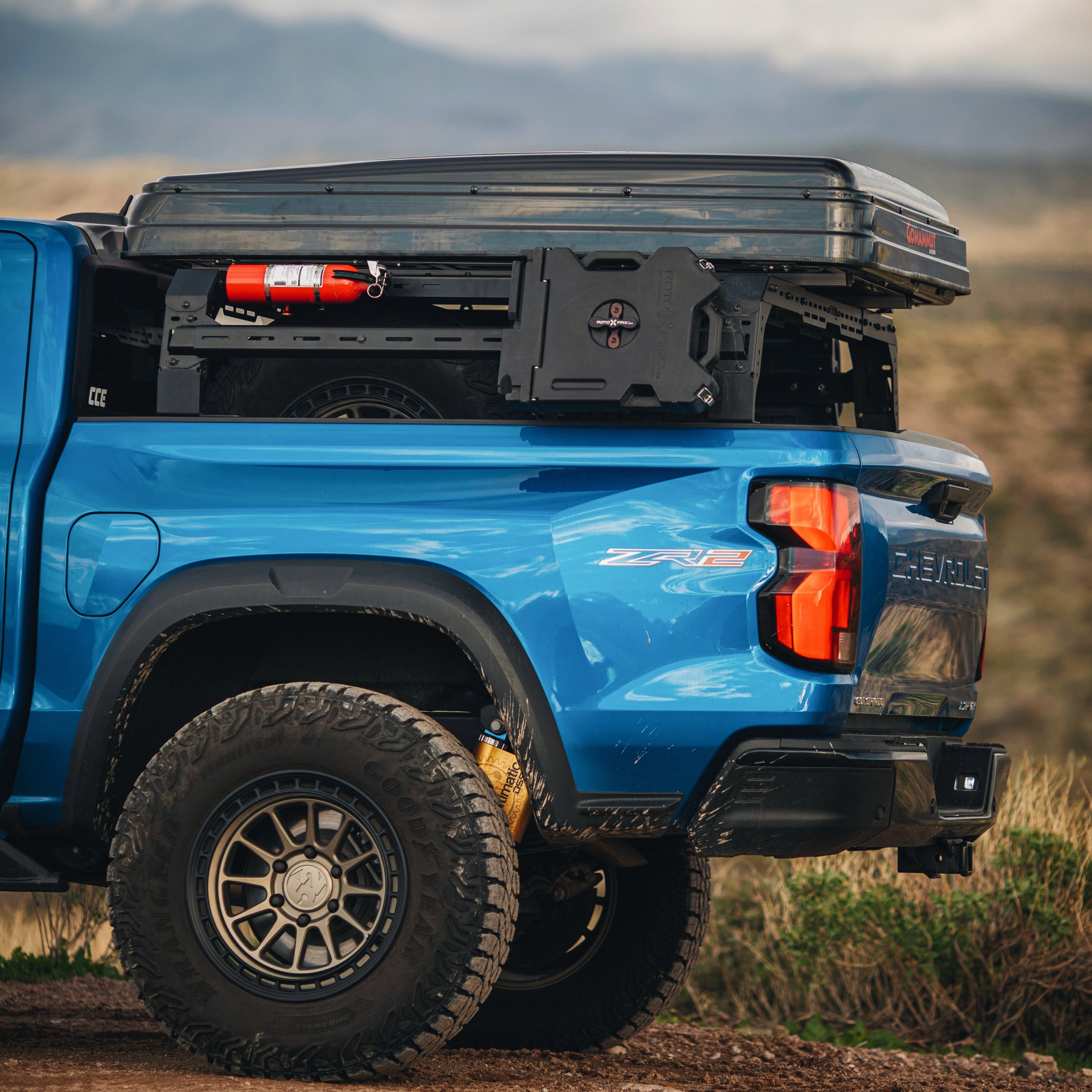 TUWA PRO Shiprock Mid-Height (12.5") Bed Rack: Low Profile & Truck Model-Specific Fitment