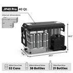 ICECO JP40 PRO Single Zone Portable 12V Fridge Freezer with Cover | 40L Portable Refrigerator